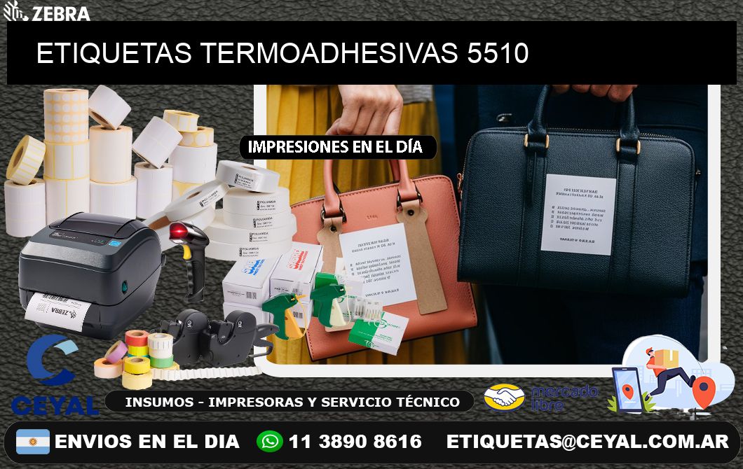 ETIQUETAS TERMOADHESIVAS 5510