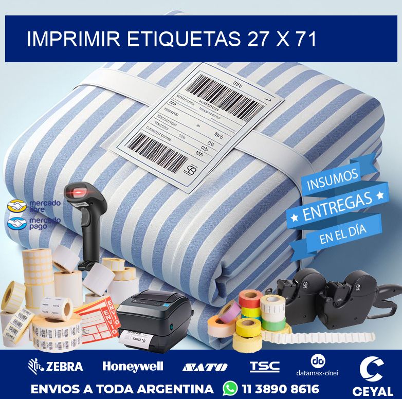 IMPRIMIR ETIQUETAS 27 x 71