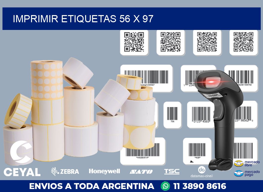 IMPRIMIR ETIQUETAS 56 x 97