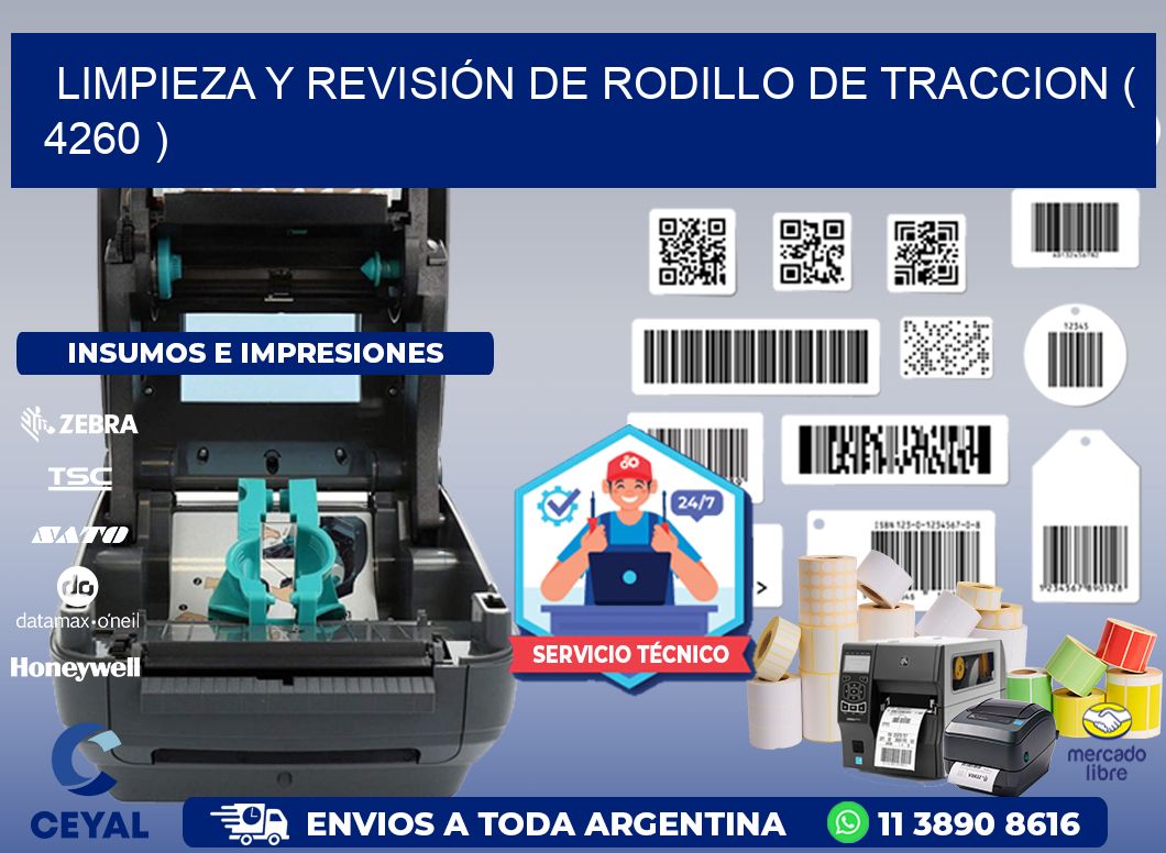 LIMPIEZA Y REVISIÓN DE RODILLO DE TRACCION ( 4260 )