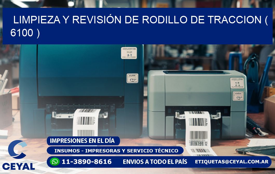 LIMPIEZA Y REVISIÓN DE RODILLO DE TRACCION ( 6100 )