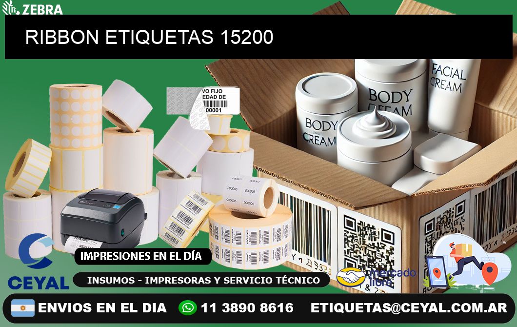 RIBBON ETIQUETAS 15200