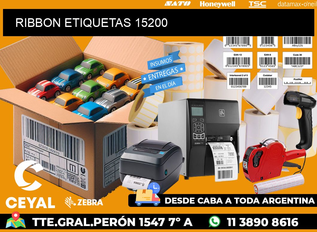 RIBBON ETIQUETAS 15200