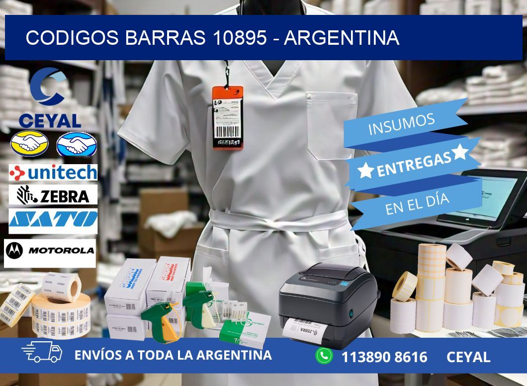 CODIGOS BARRAS 10895 - ARGENTINA