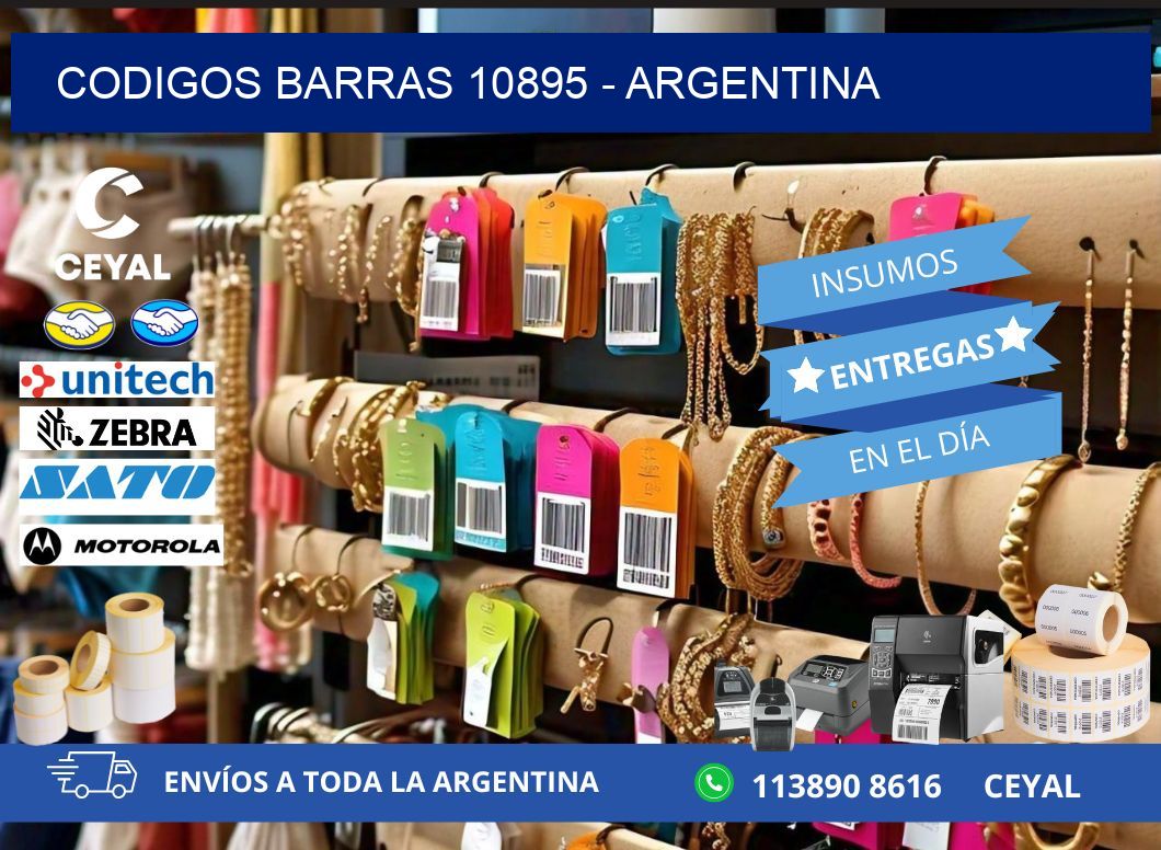 CODIGOS BARRAS 10895 - ARGENTINA