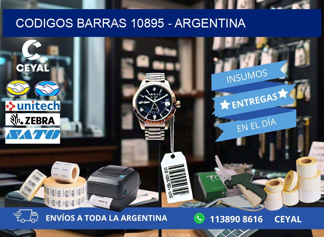 CODIGOS BARRAS 10895 - ARGENTINA