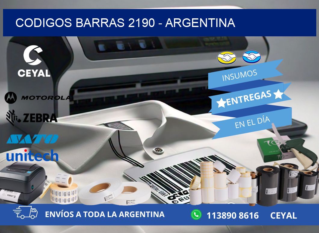 CODIGOS BARRAS 2190 - ARGENTINA