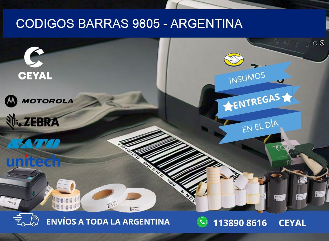 CODIGOS BARRAS 9805 - ARGENTINA