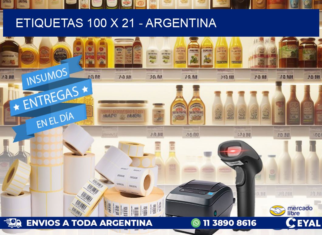 ETIQUETAS 100 x 21 - ARGENTINA