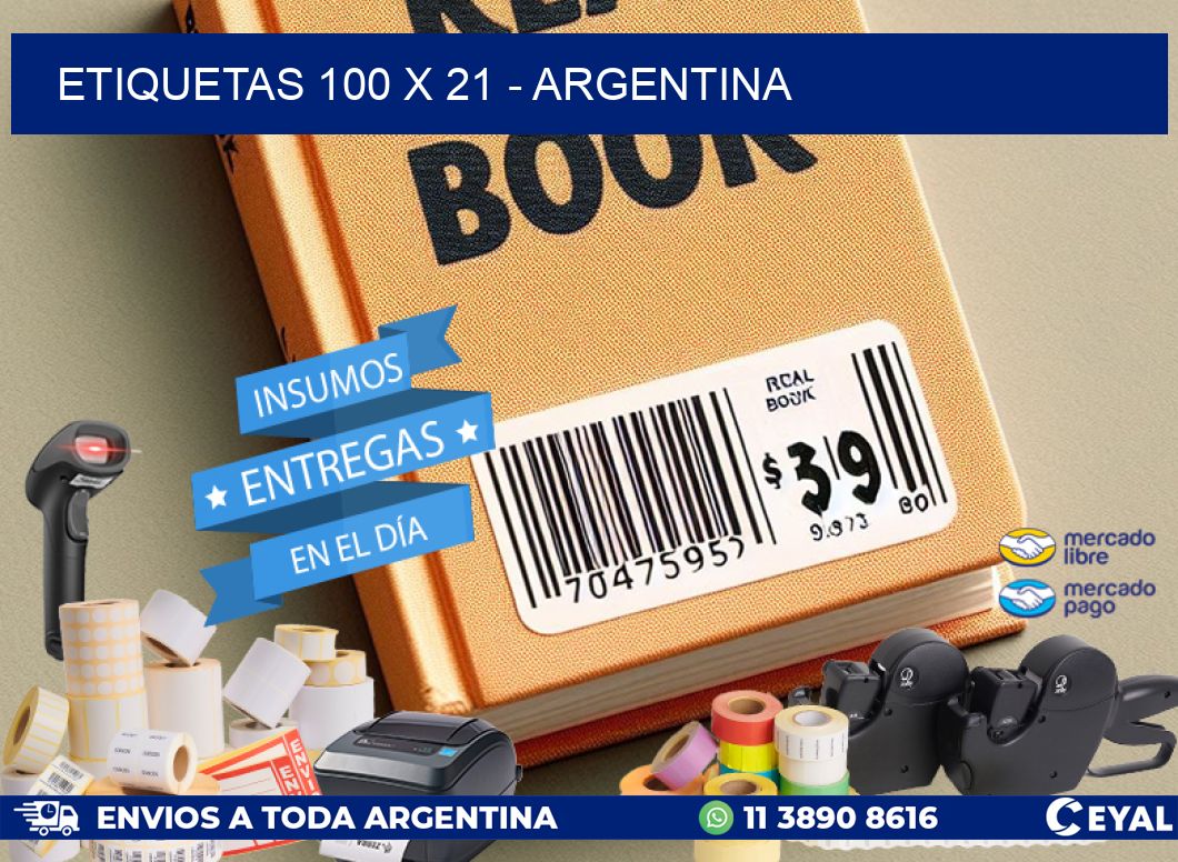 ETIQUETAS 100 x 21 - ARGENTINA