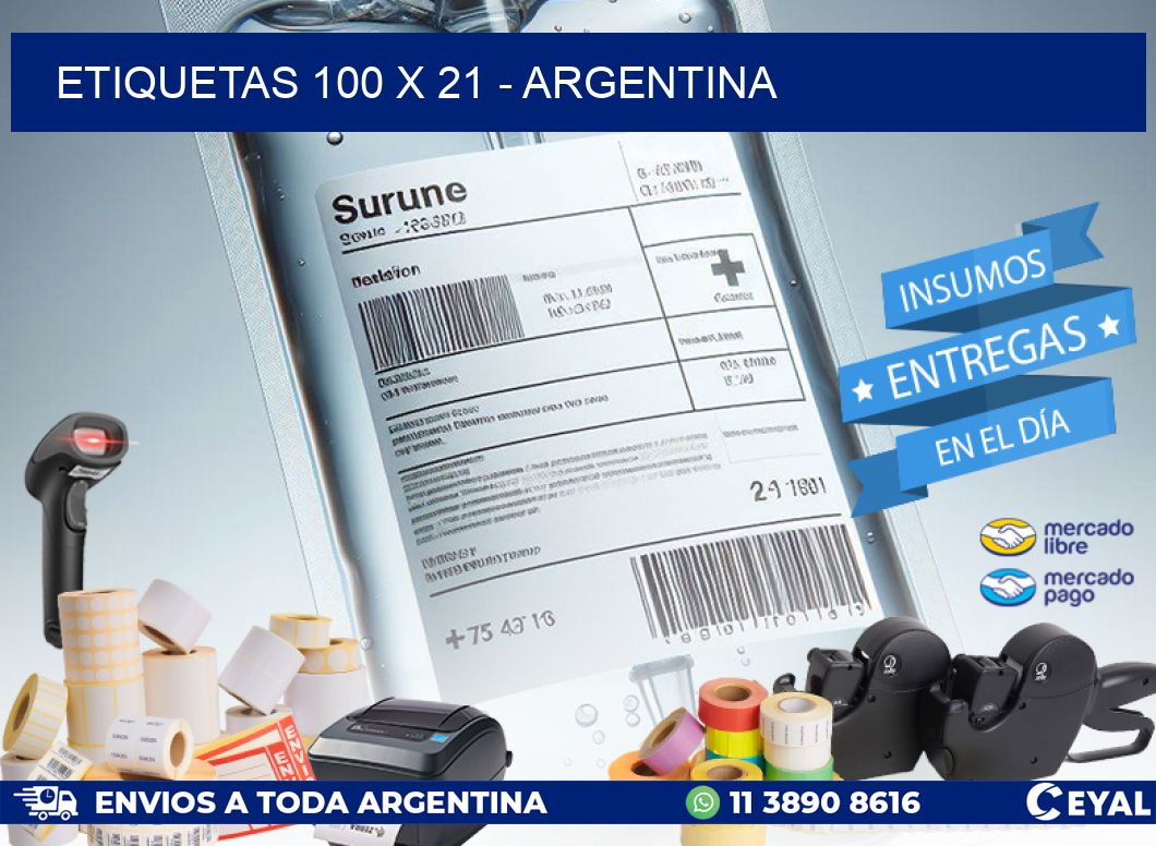 ETIQUETAS 100 x 21 - ARGENTINA