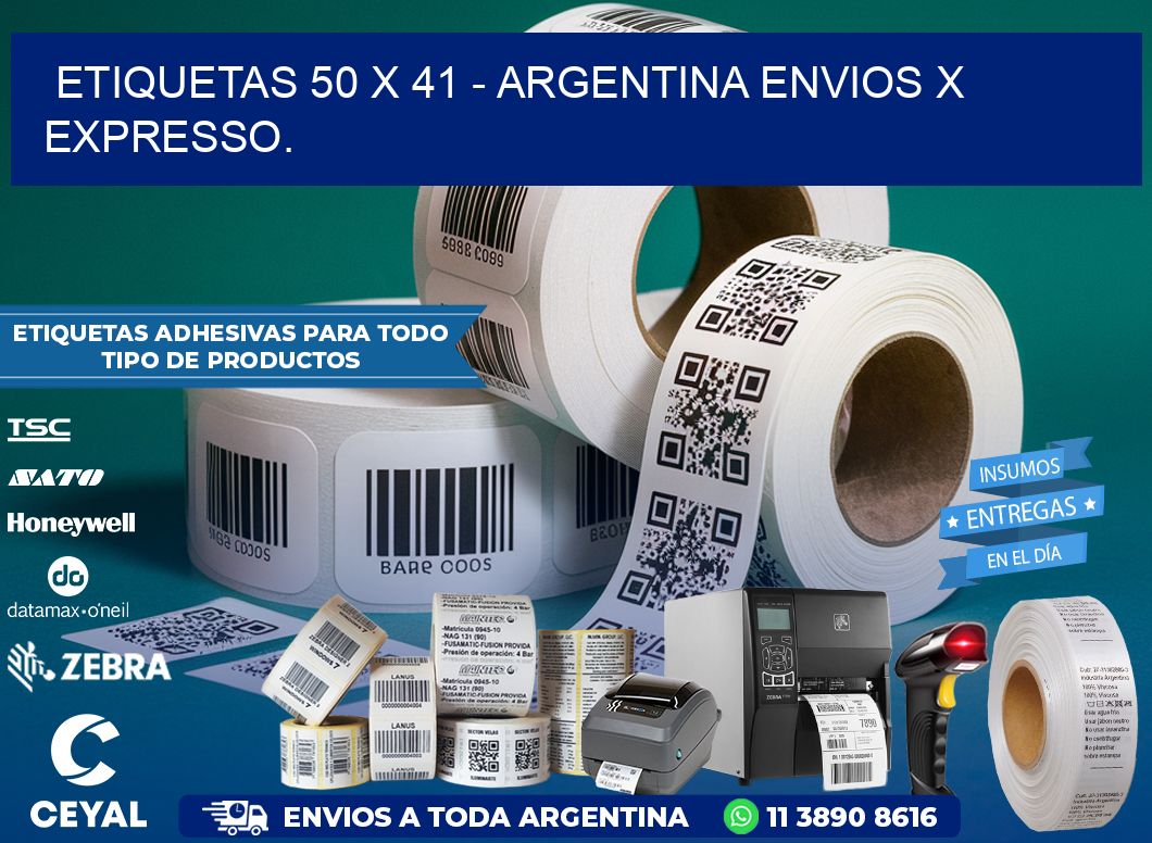 ETIQUETAS 50 x 41 – ARGENTINA ENVIOS X EXPRESSO.