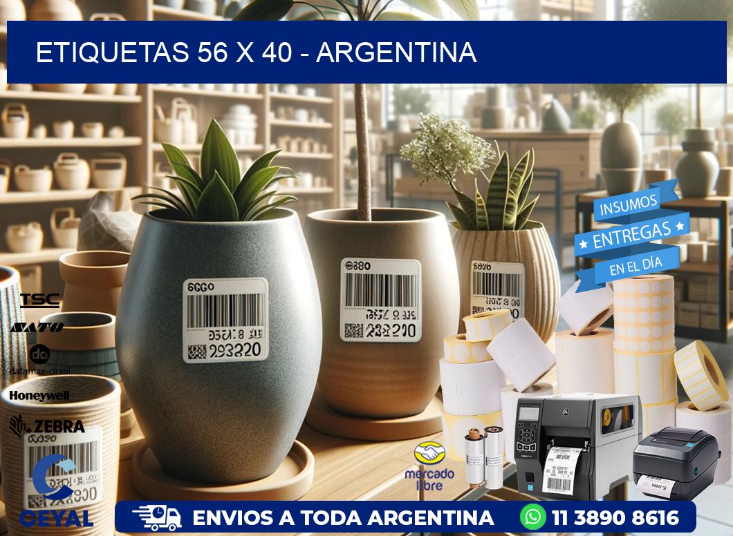 ETIQUETAS 56 x 40 - ARGENTINA