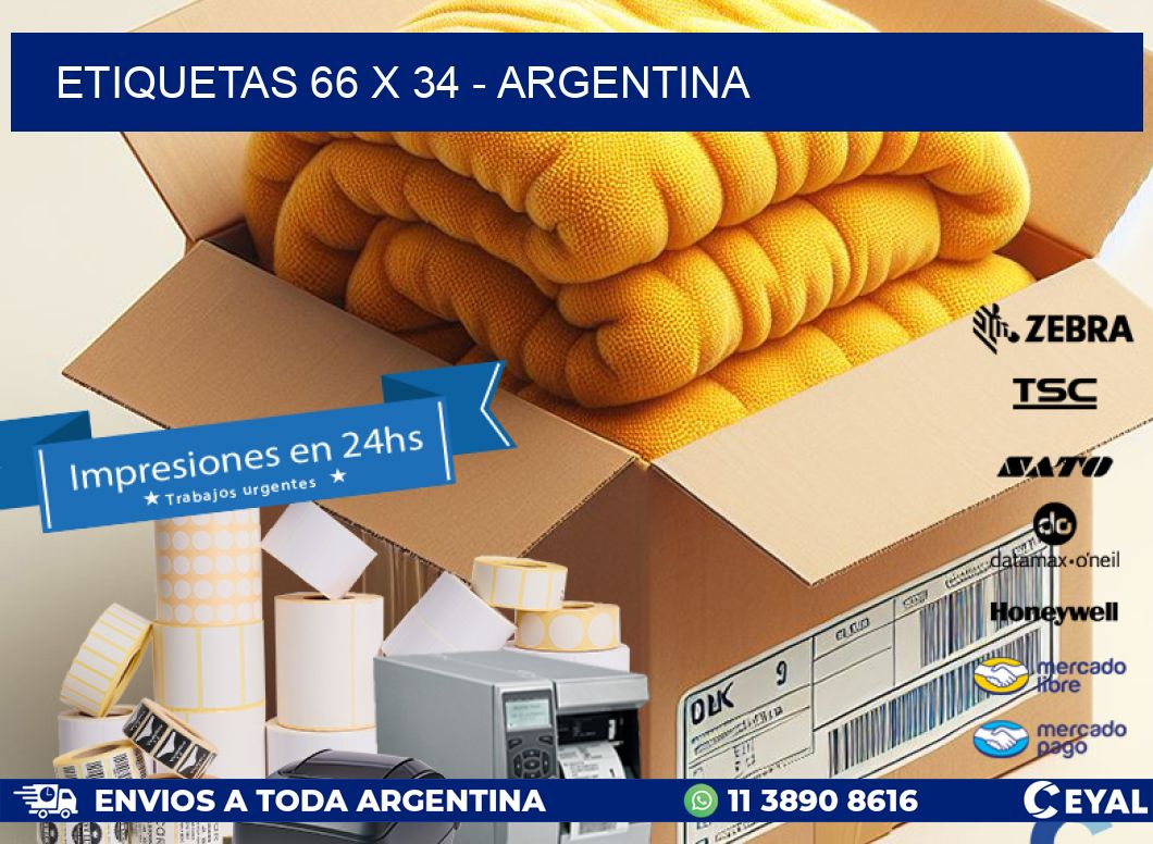 ETIQUETAS 66 x 34 - ARGENTINA