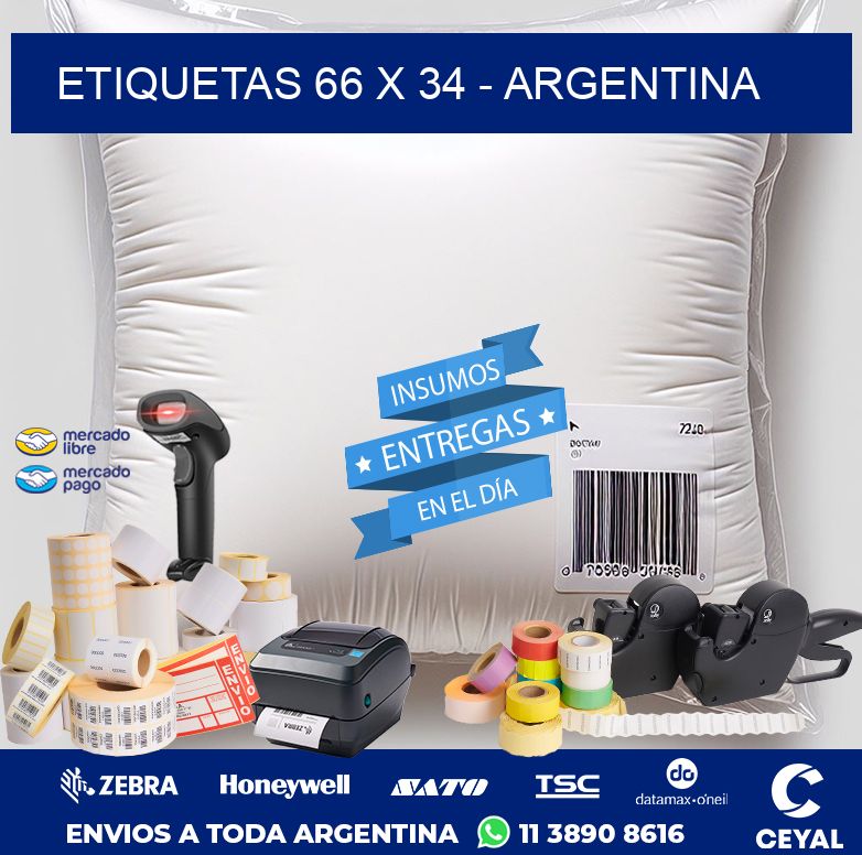 ETIQUETAS 66 x 34 - ARGENTINA