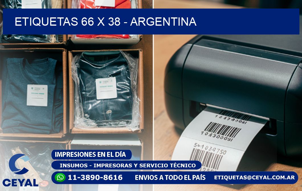 ETIQUETAS 66 x 38 - ARGENTINA