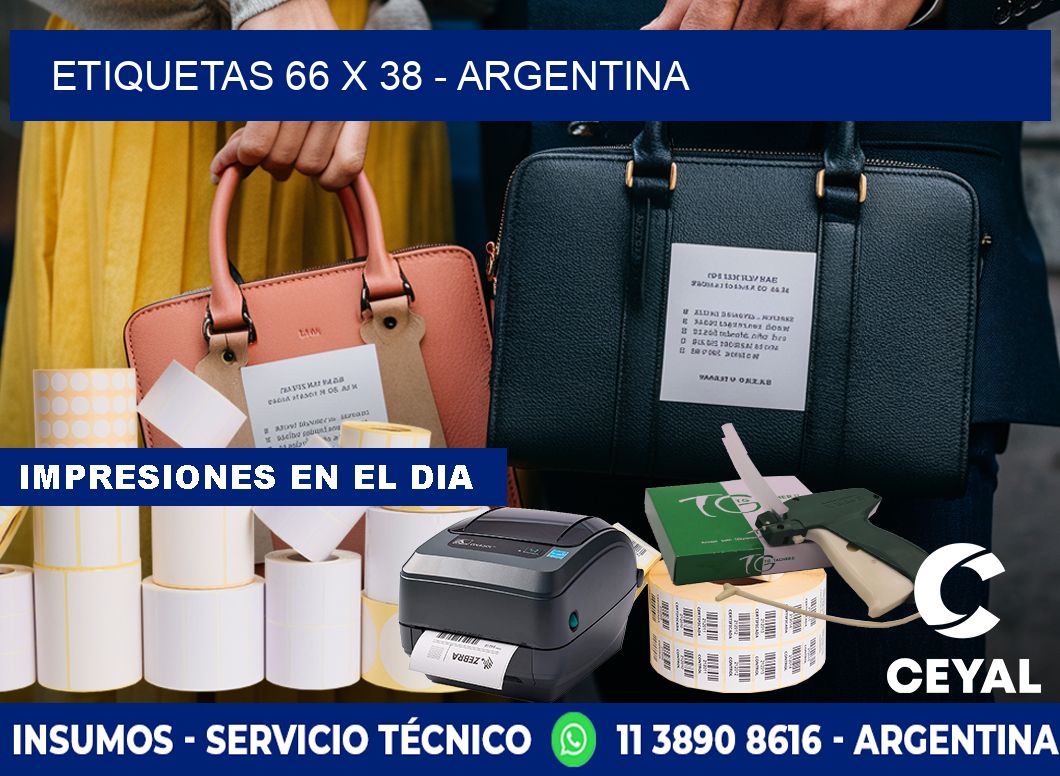 ETIQUETAS 66 x 38 - ARGENTINA