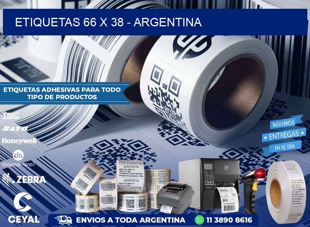 ETIQUETAS 66 x 38 - ARGENTINA