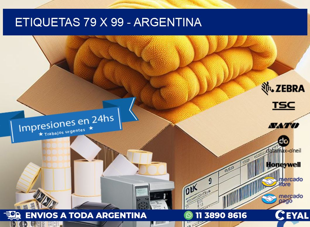 ETIQUETAS 79 x 99 - ARGENTINA