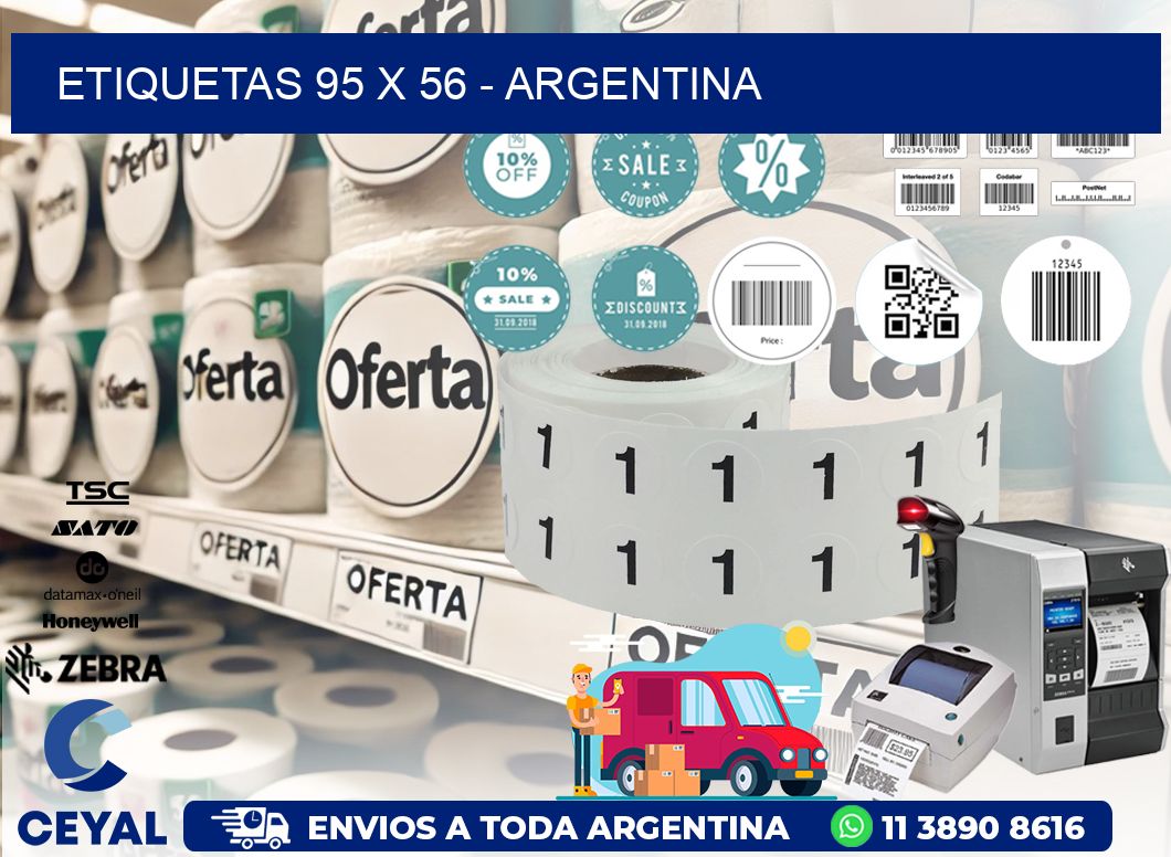 ETIQUETAS 95 x 56 - ARGENTINA