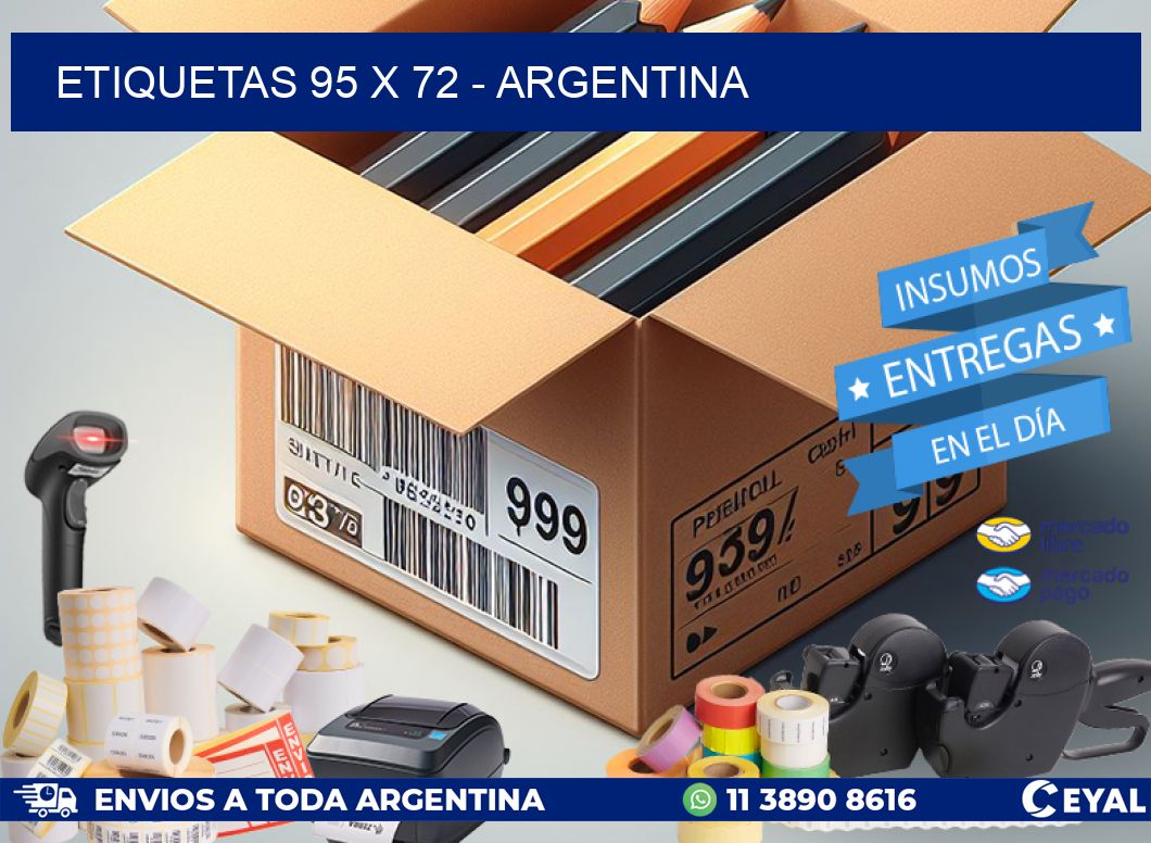 ETIQUETAS 95 x 72 - ARGENTINA