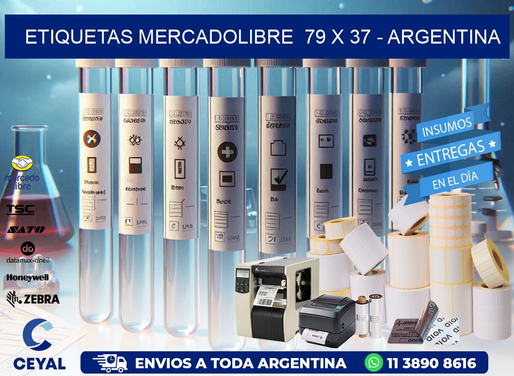 ETIQUETAS MERCADOLIBRE  79 x 37 – ARGENTINA