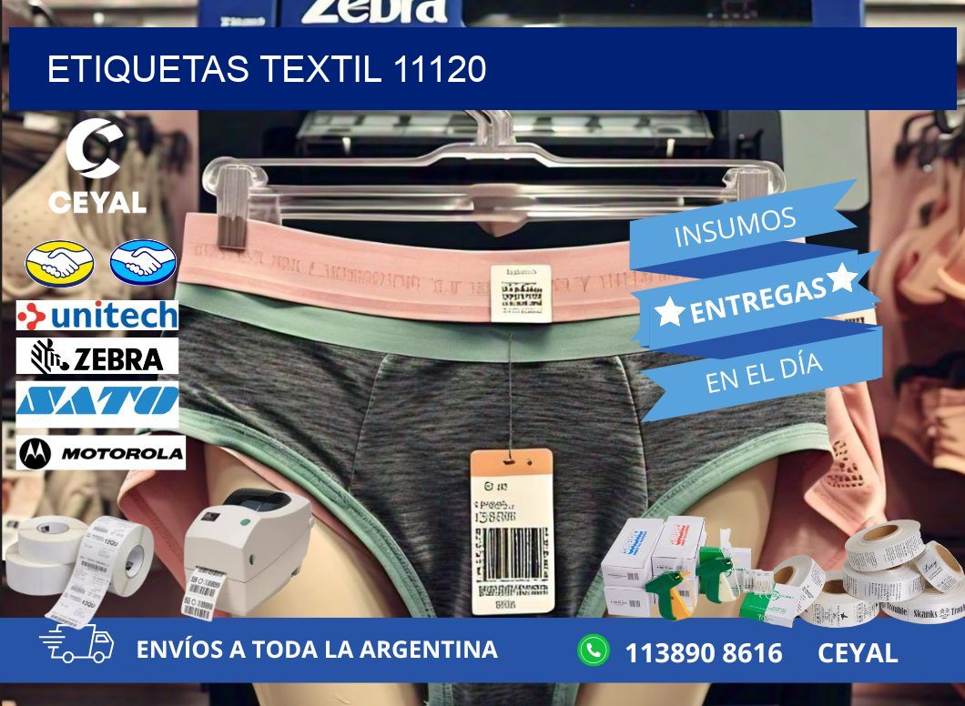 ETIQUETAS TEXTIL 11120