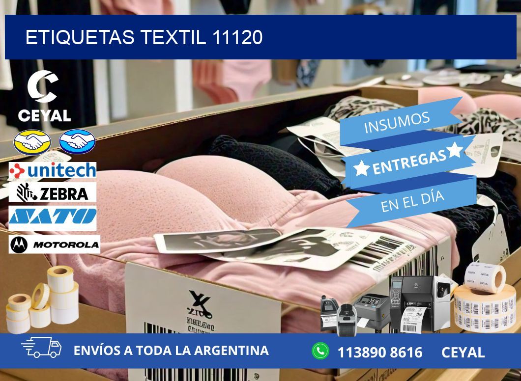 ETIQUETAS TEXTIL 11120