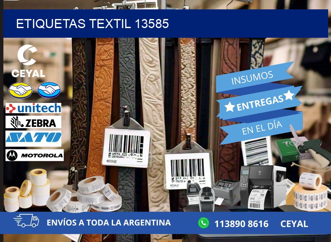 ETIQUETAS TEXTIL 13585