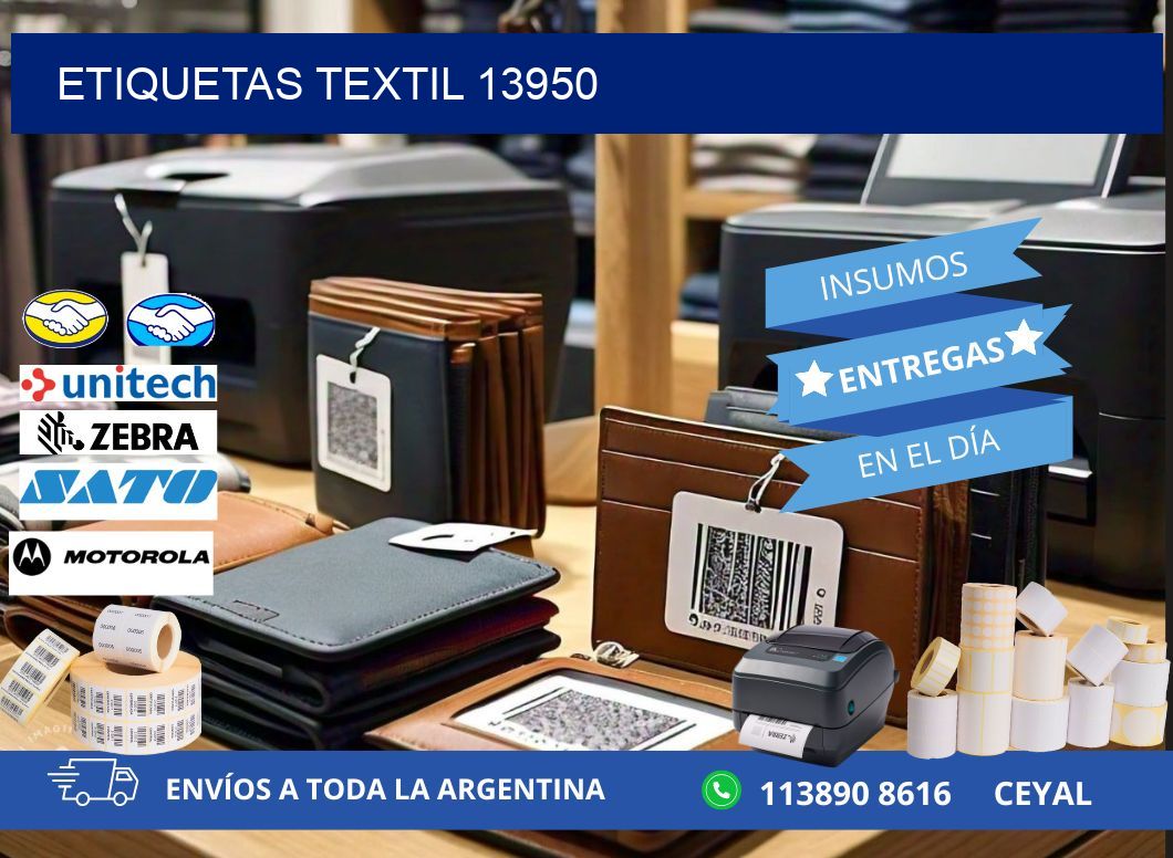 ETIQUETAS TEXTIL 13950