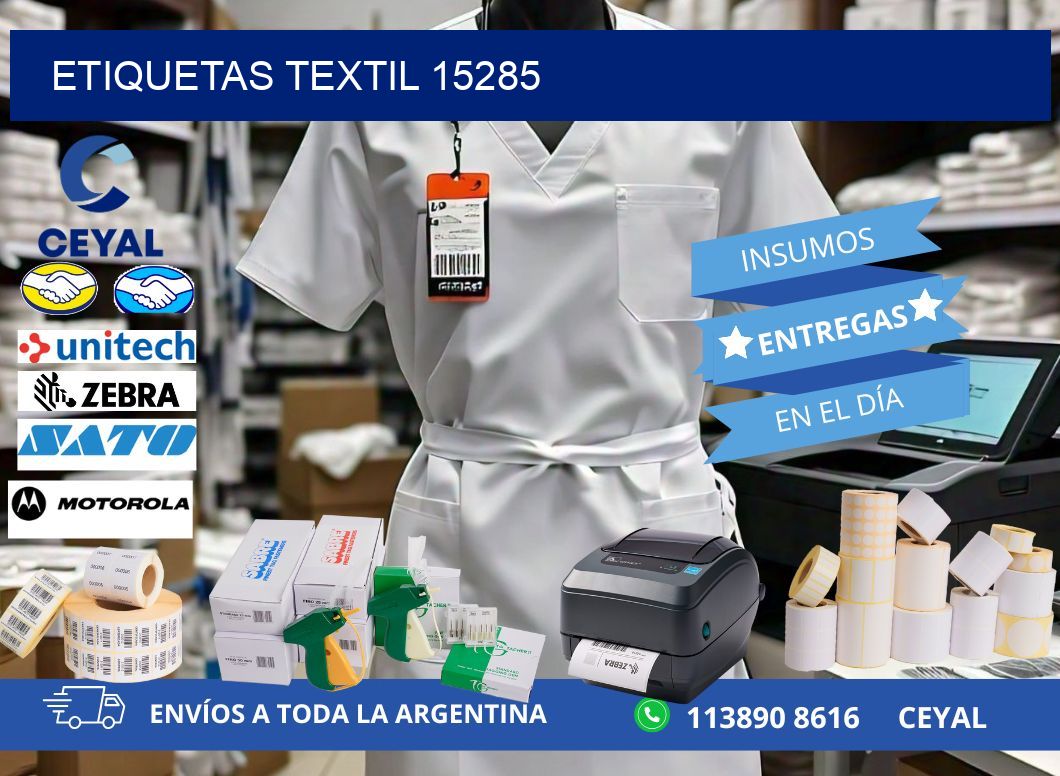 ETIQUETAS TEXTIL 15285