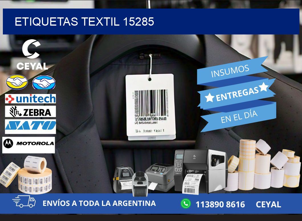 ETIQUETAS TEXTIL 15285