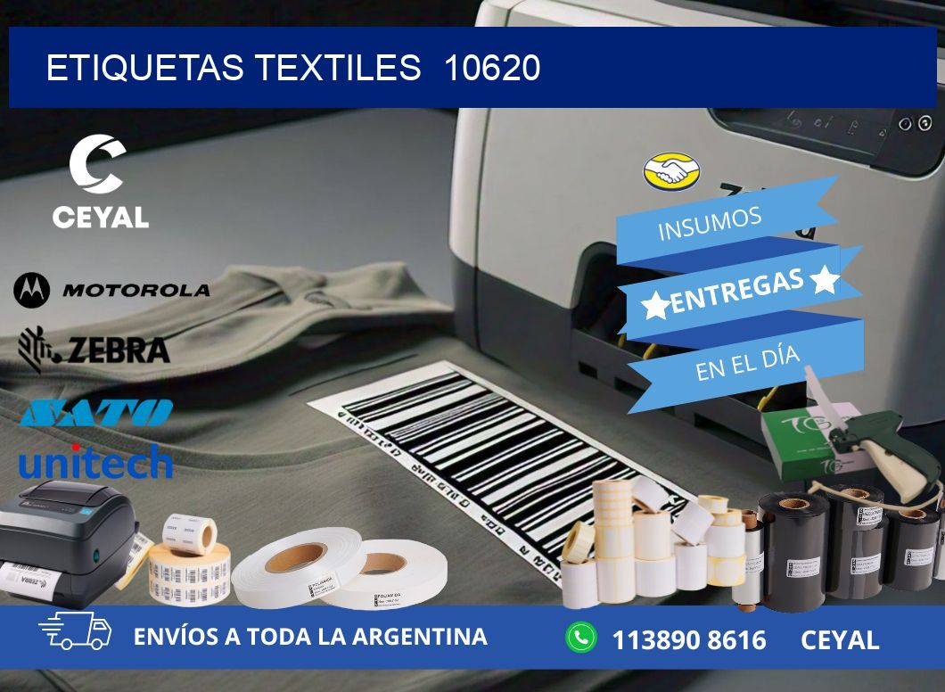 ETIQUETAS TEXTILES  10620