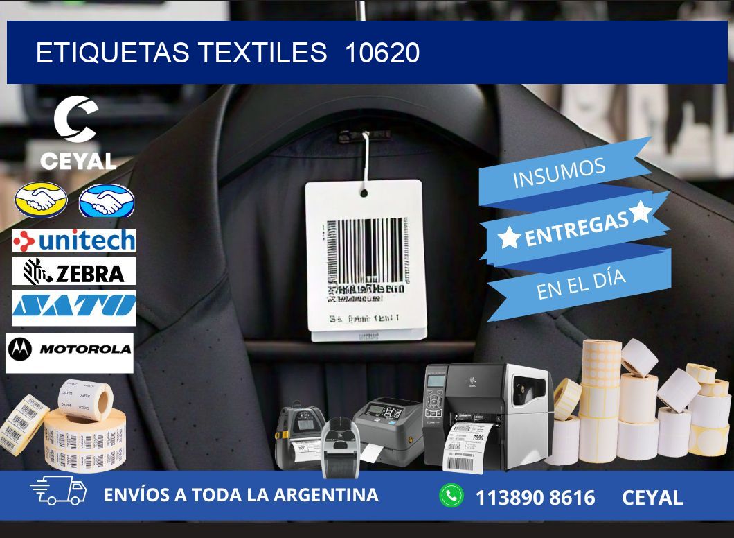 ETIQUETAS TEXTILES  10620