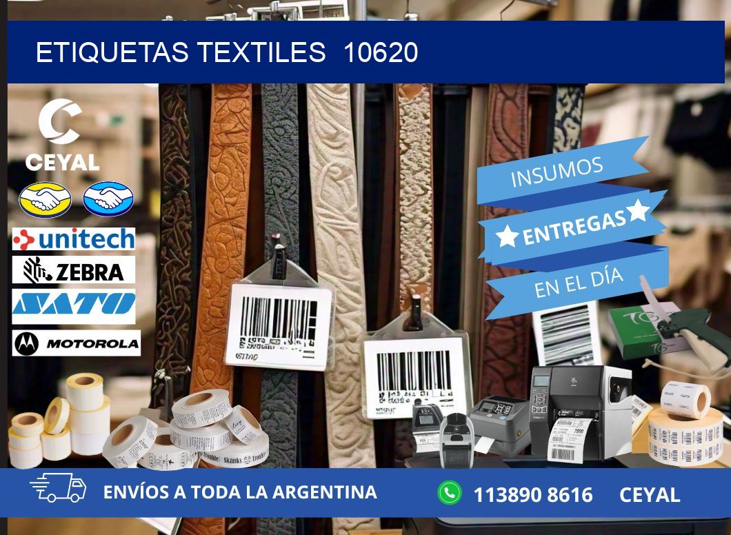 ETIQUETAS TEXTILES  10620