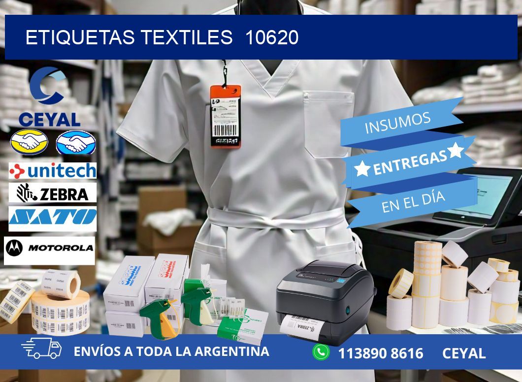 ETIQUETAS TEXTILES  10620