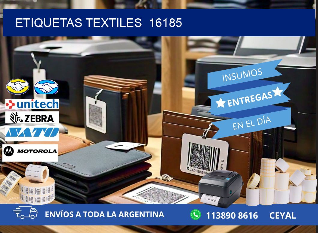 ETIQUETAS TEXTILES  16185