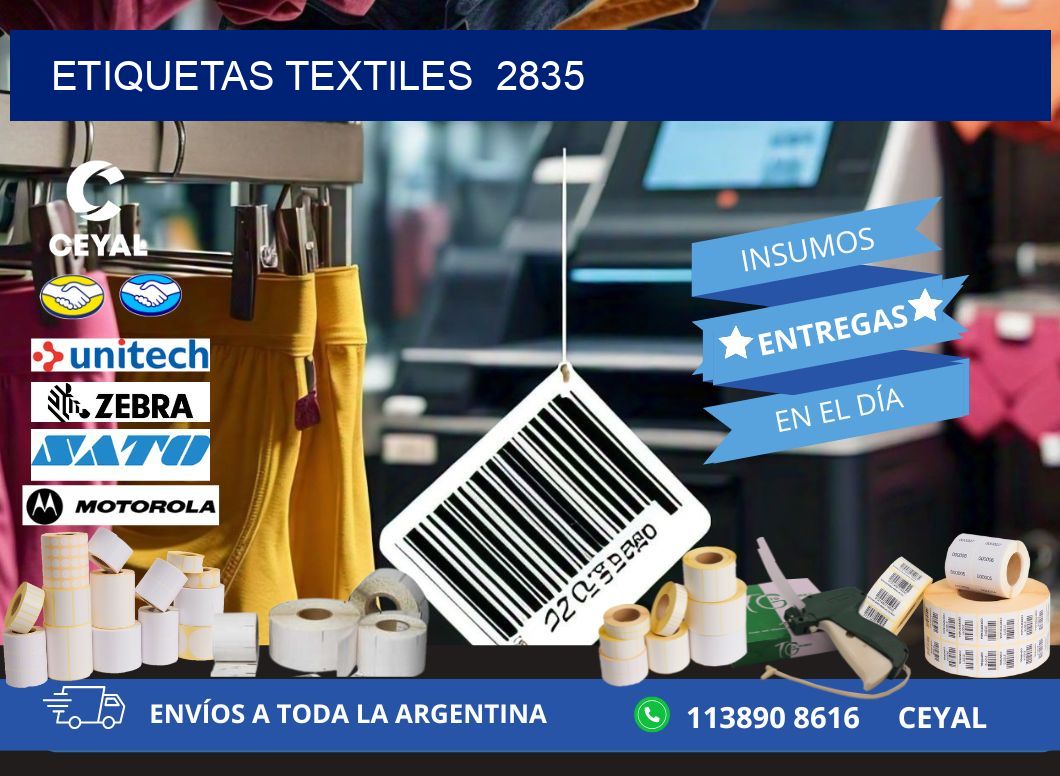 ETIQUETAS TEXTILES  2835