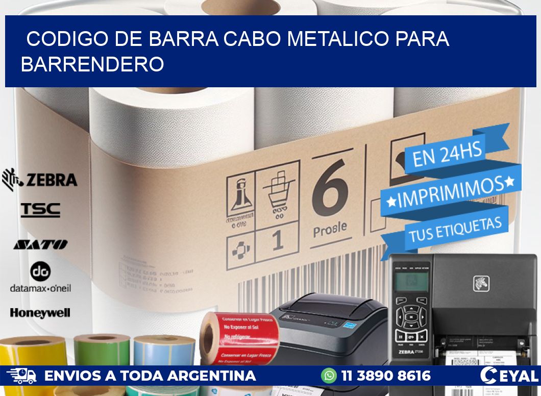 codigo de barra CABO METALICO PARA BARRENDERO