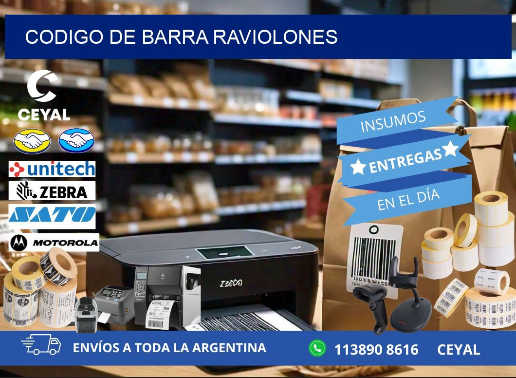 codigo de barra RAVIOLONES