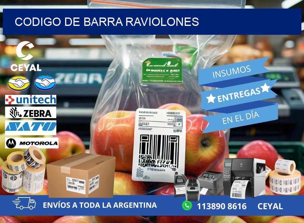 codigo de barra RAVIOLONES