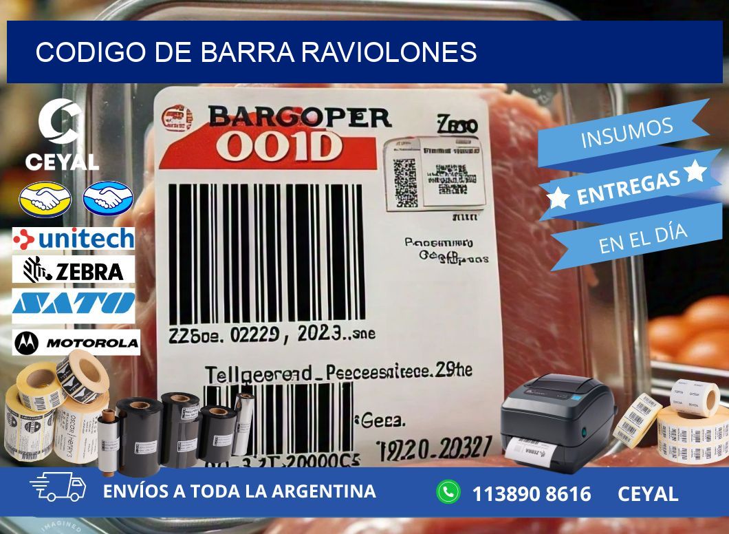 codigo de barra RAVIOLONES