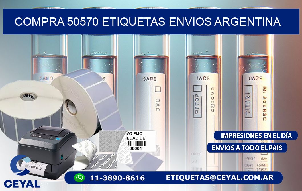 COMPRA 50570 ETIQUETAS ENVIOS ARGENTINA