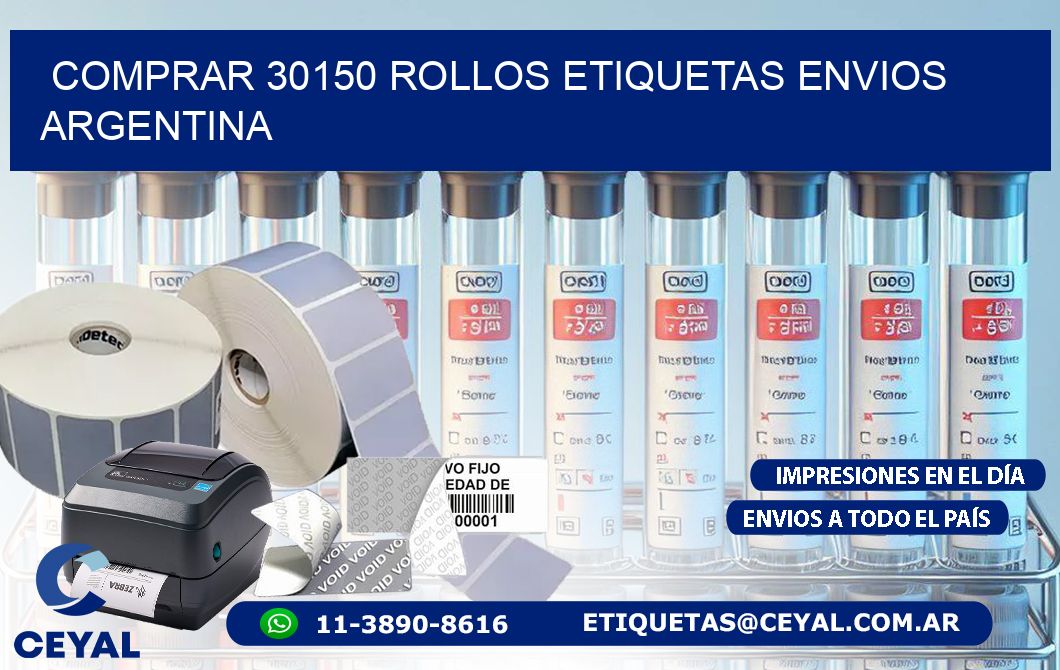 COMPRAR 30150 ROLLOS ETIQUETAS ENVIOS ARGENTINA